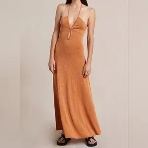 BEC + BRIDGE Indya Knit Maxi Dress in Desert Sun | Size 8 | Designed + Made in Australia | Loved By 10M Women Globally BEC + BRIDGE Indya Knit Maxi Dress in Desert Sun | Size 8 | Designed + Made in Australia | Loved By 10M Women Globally